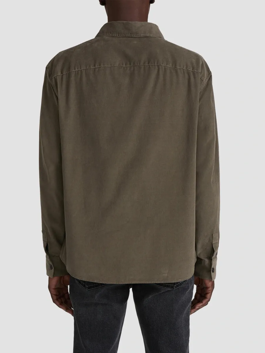 Frame Men's Micro-Cordurory Long-Sleeve Overshirt | Thumbnail 3 Frame Men's Micro-Cordurory Long-Sleeve Overshirt | Thumbnail 3