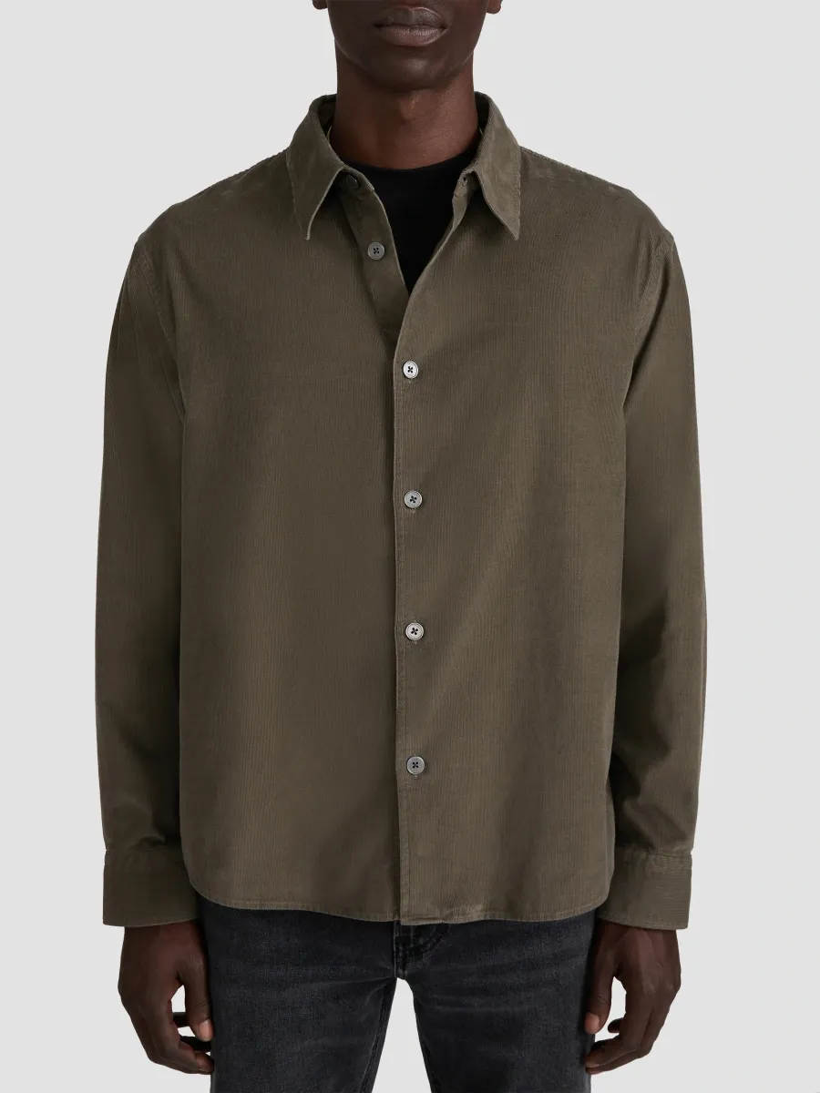 Frame Men's Micro-Cordurory Long-Sleeve Overshirt | Thumbnail 4 Frame Men's Micro-Cordurory Long-Sleeve Overshirt | Thumbnail 4