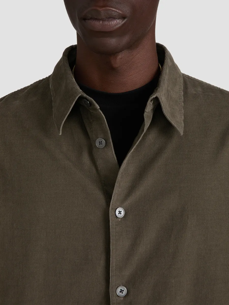 Frame Men's Micro-Cordurory Long-Sleeve Overshirt | Thumbnail 5 Frame Men's Micro-Cordurory Long-Sleeve Overshirt | Thumbnail 5