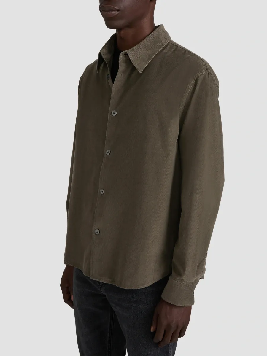 Frame Men's Micro-Cordurory Long-Sleeve Overshirt | Thumbnail 6 Frame Men's Micro-Cordurory Long-Sleeve Overshirt | Thumbnail 6