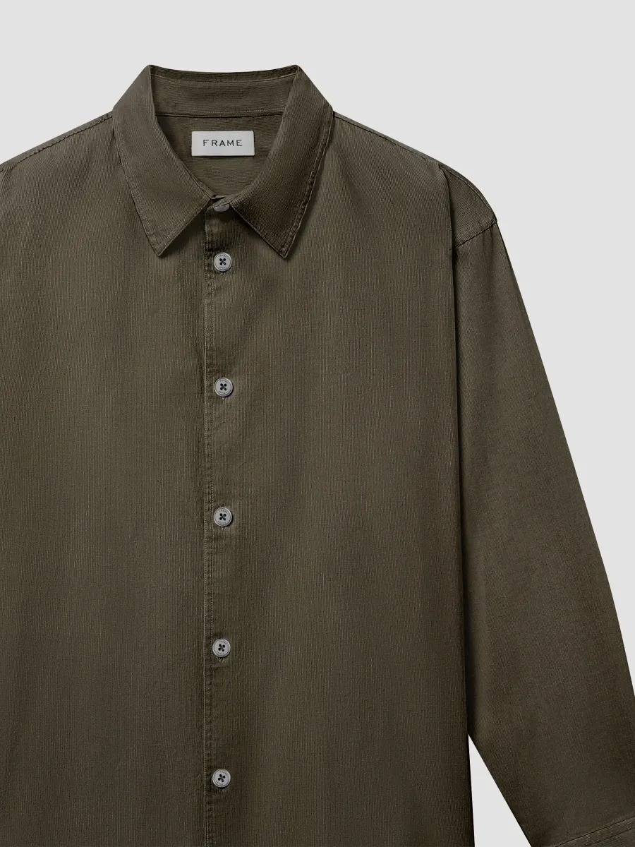 Frame Men's Micro-Cordurory Long-Sleeve Overshirt | Thumbnail 7 Frame Men's Micro-Cordurory Long-Sleeve Overshirt | Thumbnail 7