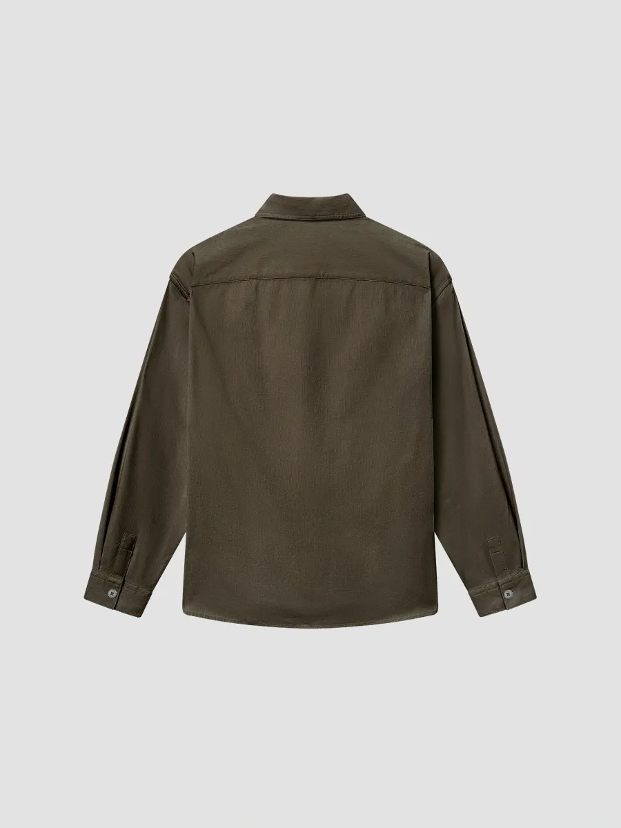 Frame Men's Micro-Cordurory Long-Sleeve Overshirt | Thumbnail 8 Frame Men's Micro-Cordurory Long-Sleeve Overshirt | Thumbnail 8