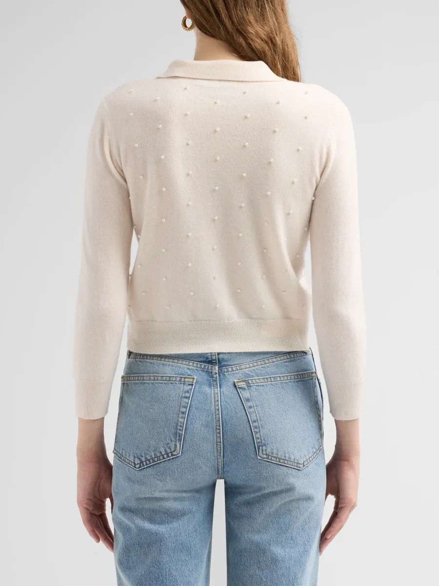 Frame Women's The Pearl Wool-Cashmere Cardigan | Thumbnail 3 Frame Women's The Pearl Wool-Cashmere Cardigan | Thumbnail 3