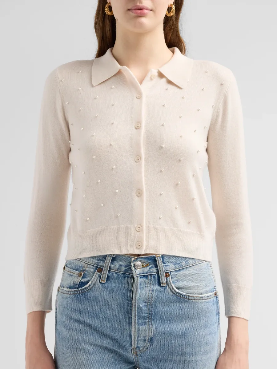 Frame Women's The Pearl Wool-Cashmere Cardigan | Thumbnail 5 Frame Women's The Pearl Wool-Cashmere Cardigan | Thumbnail 5