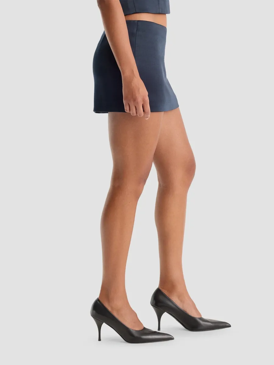 GOOD AMERICAN Women's Satin Bodycon Mini Skirt | Thumbnail 6 GOOD AMERICAN Women's Satin Bodycon Mini Skirt | Thumbnail 6