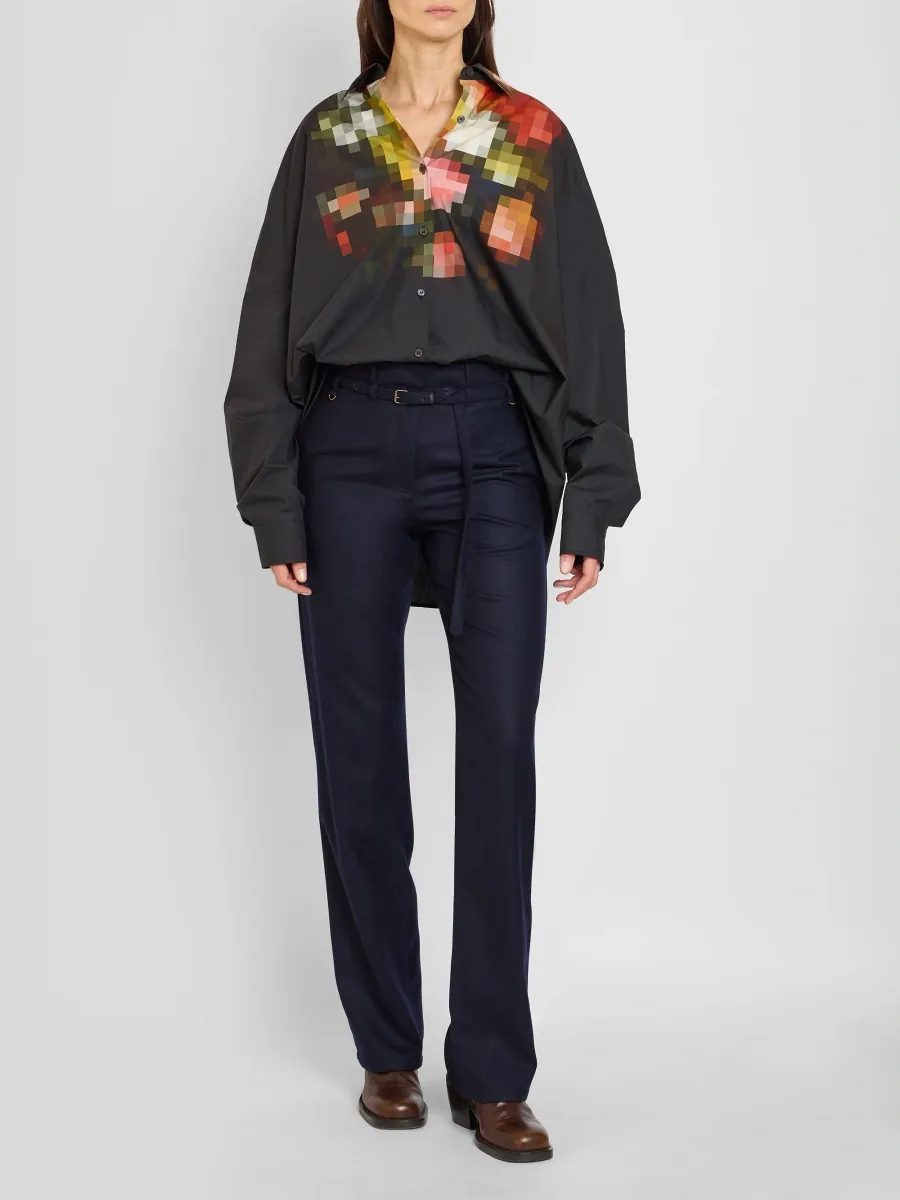 Dries Van Noten Women's Casia Printed Cotton Shirt | Thumbnail 2 Dries Van Noten Women's Casia Printed Cotton Shirt | Thumbnail 2