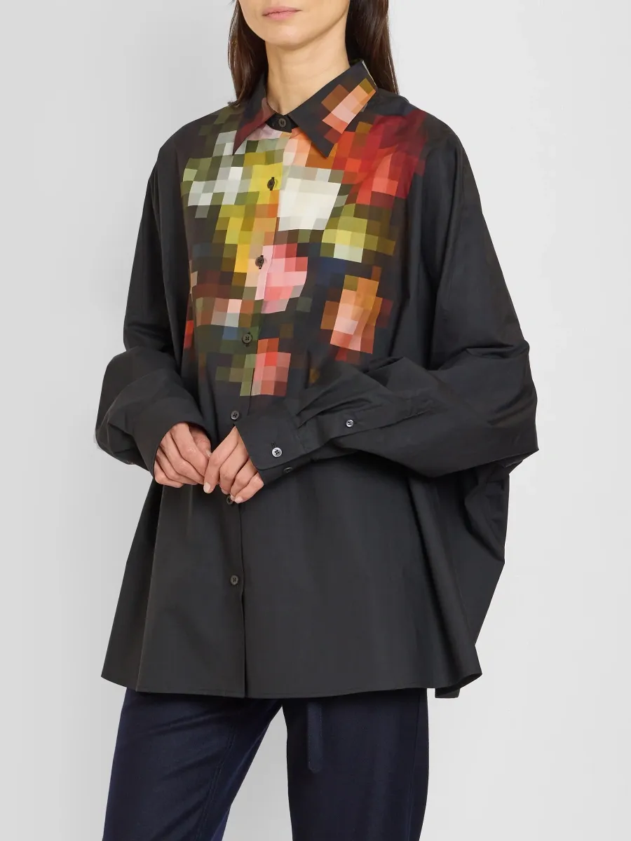 Dries Van Noten Women's Casia Printed Cotton Shirt | Thumbnail 4 Dries Van Noten Women's Casia Printed Cotton Shirt | Thumbnail 4