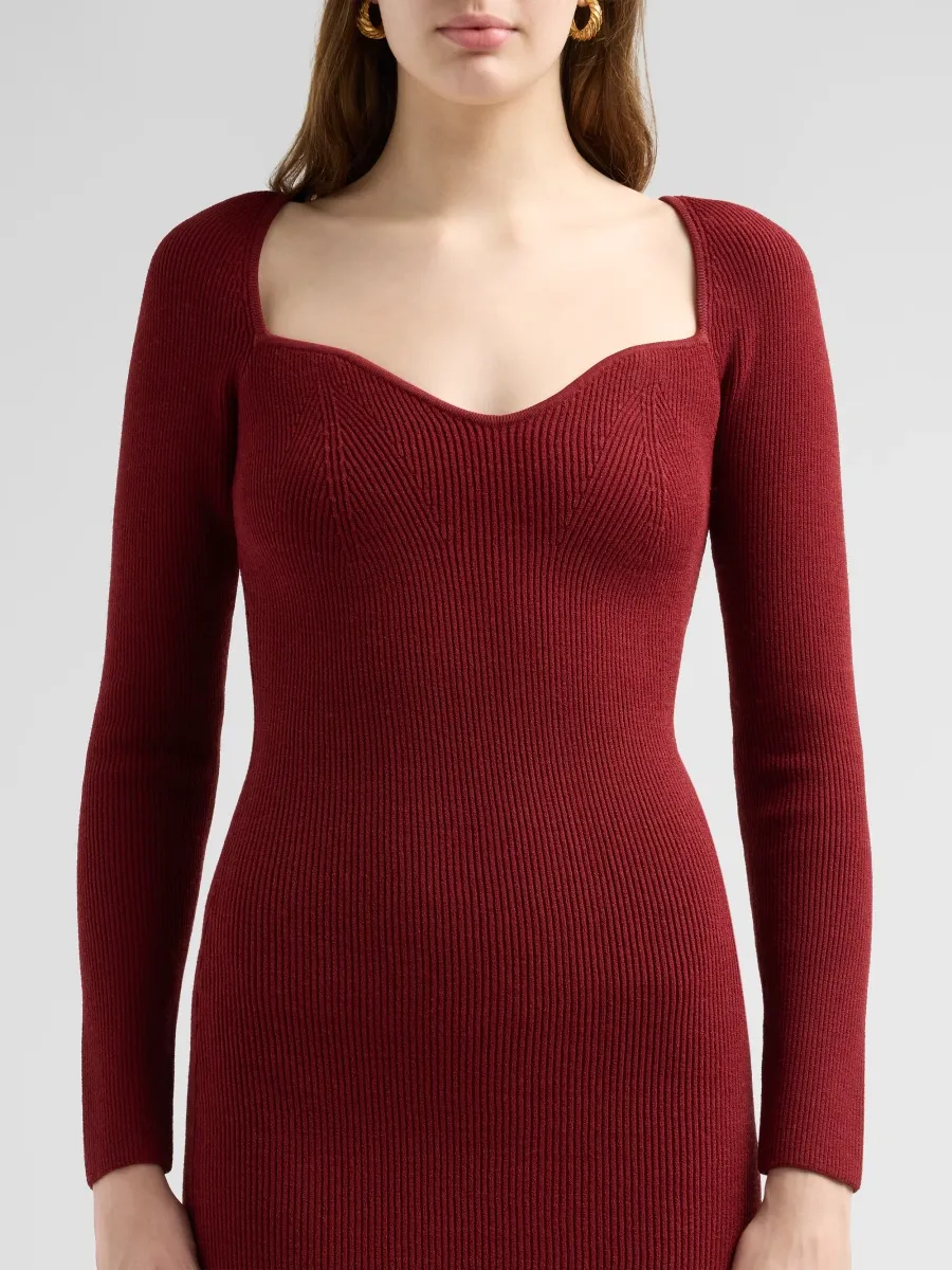 Ronny Kobo Women's Levi Rib-Knit Midi Dress | Thumbnail 5 Ronny Kobo Women's Levi Rib-Knit Midi Dress | Thumbnail 5