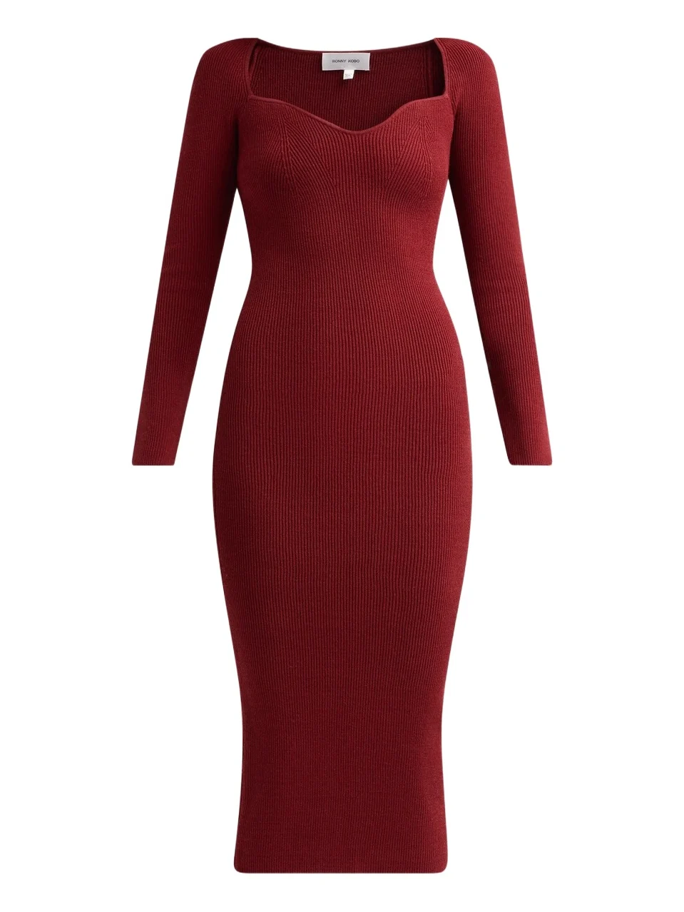 Ronny Kobo Women's Levi Rib-Knit Midi Dress
