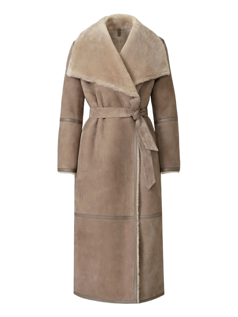 Mackage Women's Marian Leather & Shearling Reversible Wrap Coat