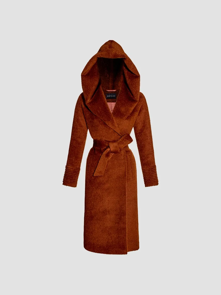 Sentaler Women's Suri Alpaca-Blend Bouclé Hooded Coat | Thumbnail 5 Sentaler Women's Suri Alpaca-Blend Bouclé Hooded Coat | Thumbnail 5