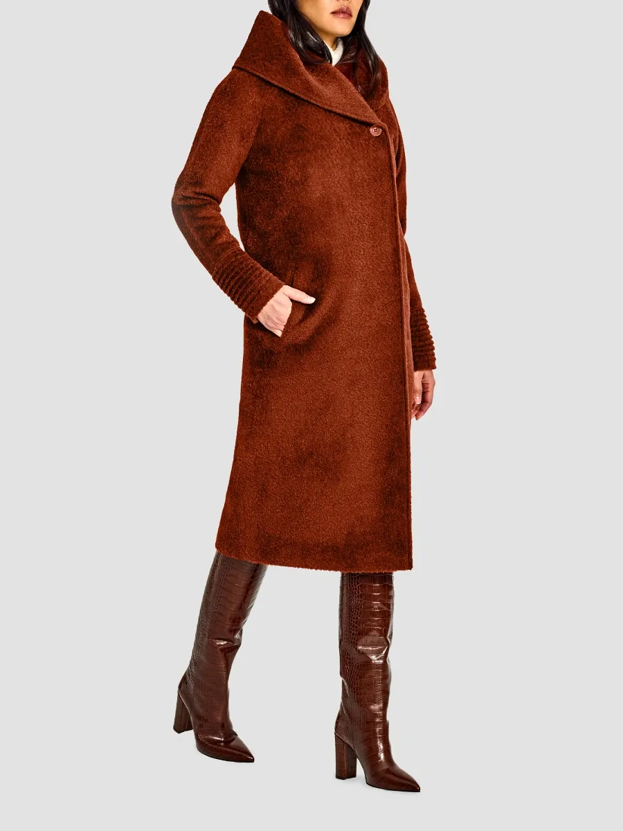 Sentaler Women's Suri Alpaca-Blend Bouclé Hooded Coat | Thumbnail 8 Sentaler Women's Suri Alpaca-Blend Bouclé Hooded Coat | Thumbnail 8