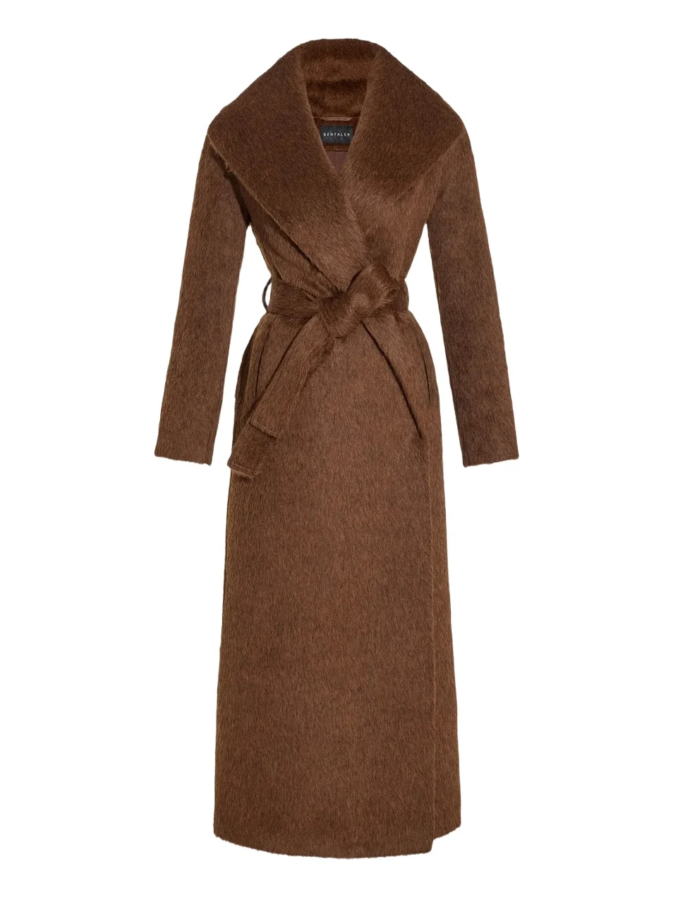 Women's Tie-Waist Suri Alpaca Wool Maxi Wrap Coat Women's Tie-Waist Suri Alpaca Wool Maxi Wrap Coat