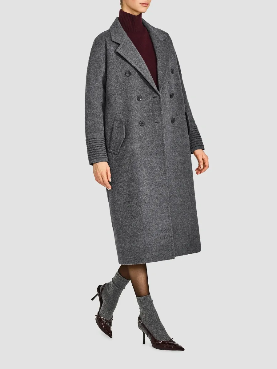 Sentaler Women's Alpaca-Wool Double-Breasted Long Coat | Thumbnail 5 Sentaler Women's Alpaca-Wool Double-Breasted Long Coat | Thumbnail 5