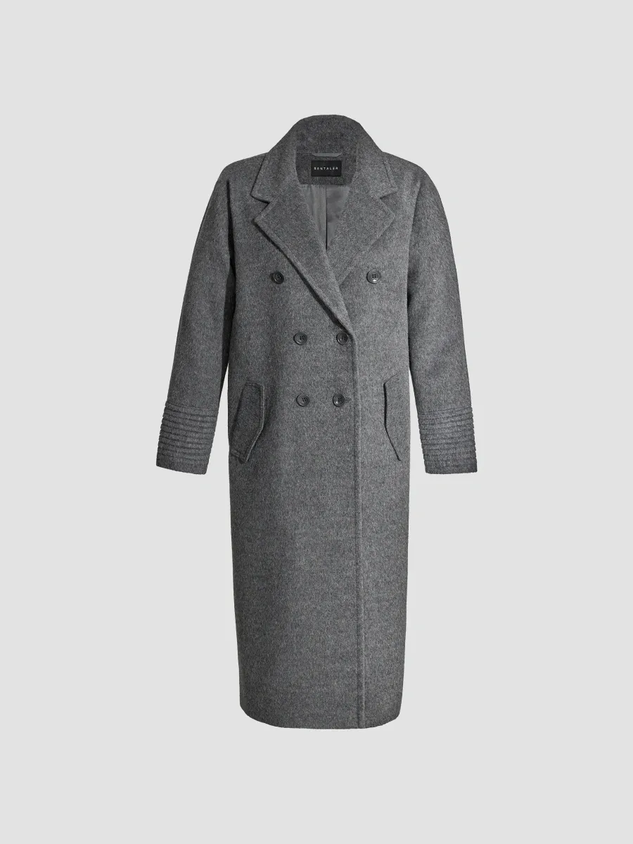 Sentaler Women's Alpaca-Wool Double-Breasted Long Coat | Thumbnail 6 Sentaler Women's Alpaca-Wool Double-Breasted Long Coat | Thumbnail 6