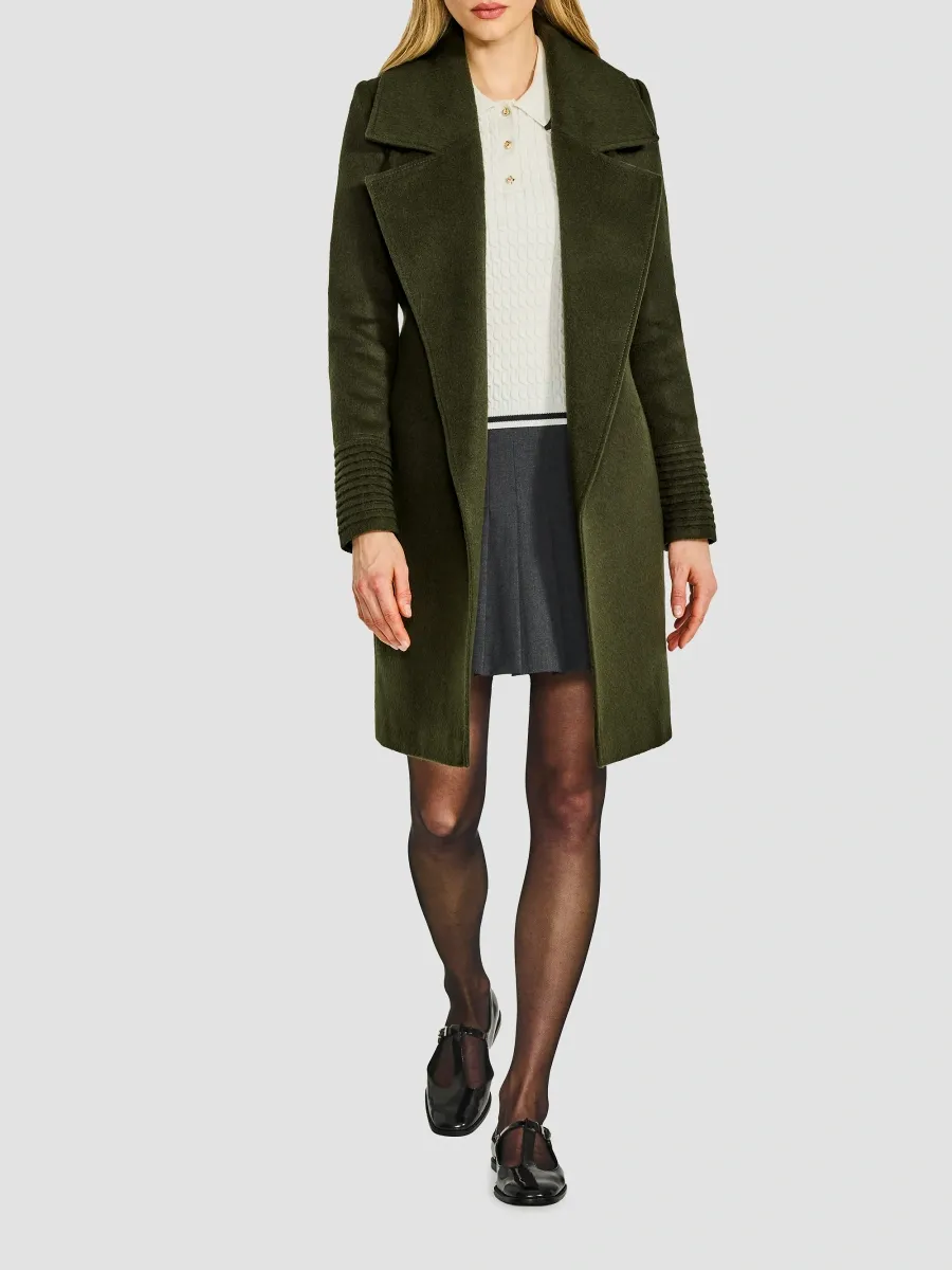 Sentaler Women's Baby Alpaca & Wool Notch-Collar Wrap Coat | Thumbnail 2 Sentaler Women's Baby Alpaca & Wool Notch-Collar Wrap Coat | Thumbnail 2