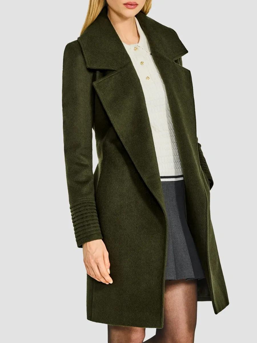 Sentaler Women's Baby Alpaca & Wool Notch-Collar Wrap Coat | Thumbnail 5 Sentaler Women's Baby Alpaca & Wool Notch-Collar Wrap Coat | Thumbnail 5