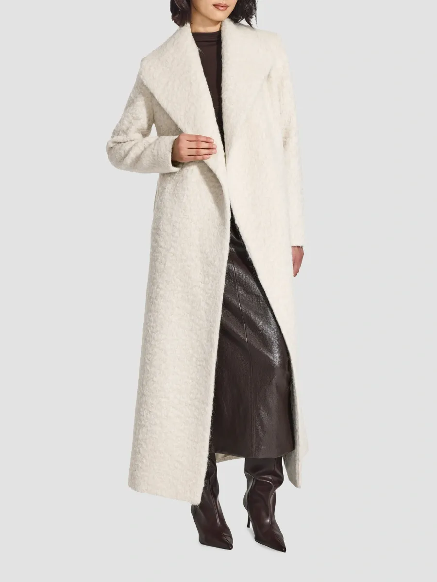 Sentaler Women's Tie-Waist Suri Alpaca Wool Maxi Wrap Coat | Thumbnail 4 Sentaler Women's Tie-Waist Suri Alpaca Wool Maxi Wrap Coat | Thumbnail 4