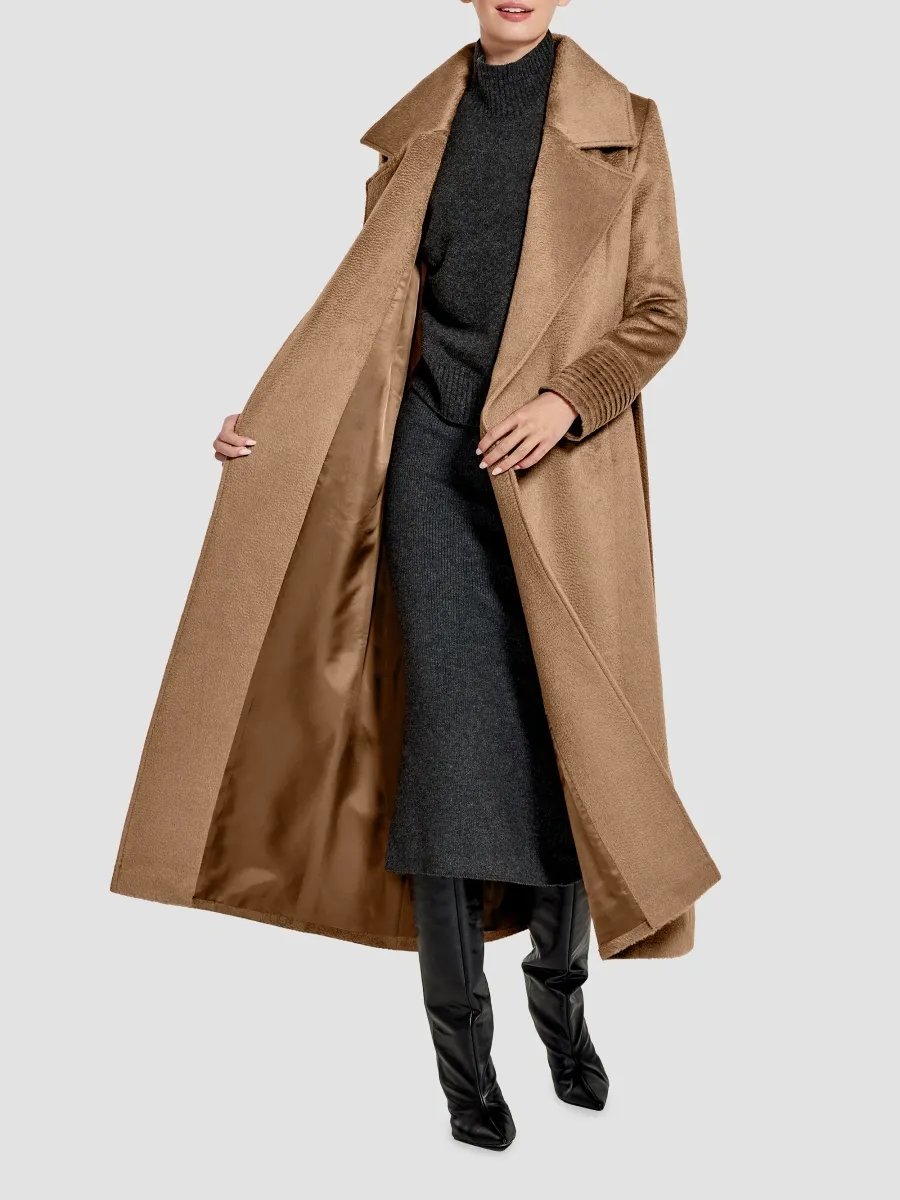 Sentaler Women's Notch-Collar Wrap Coat | Thumbnail 4 Sentaler Women's Notch-Collar Wrap Coat | Thumbnail 4