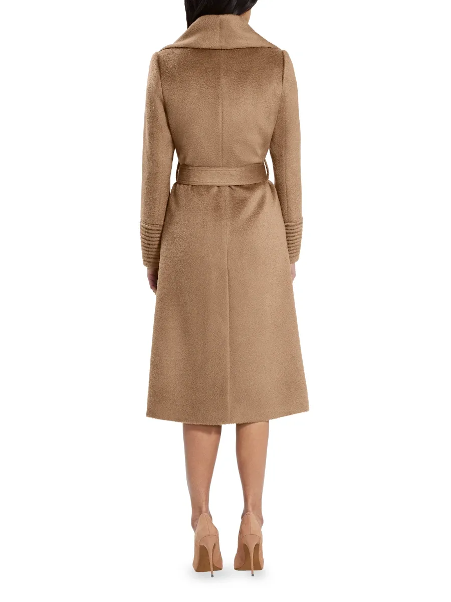 Sentaler Women's Belted Alpaca-Blend Wrap Coat | Thumbnail 6