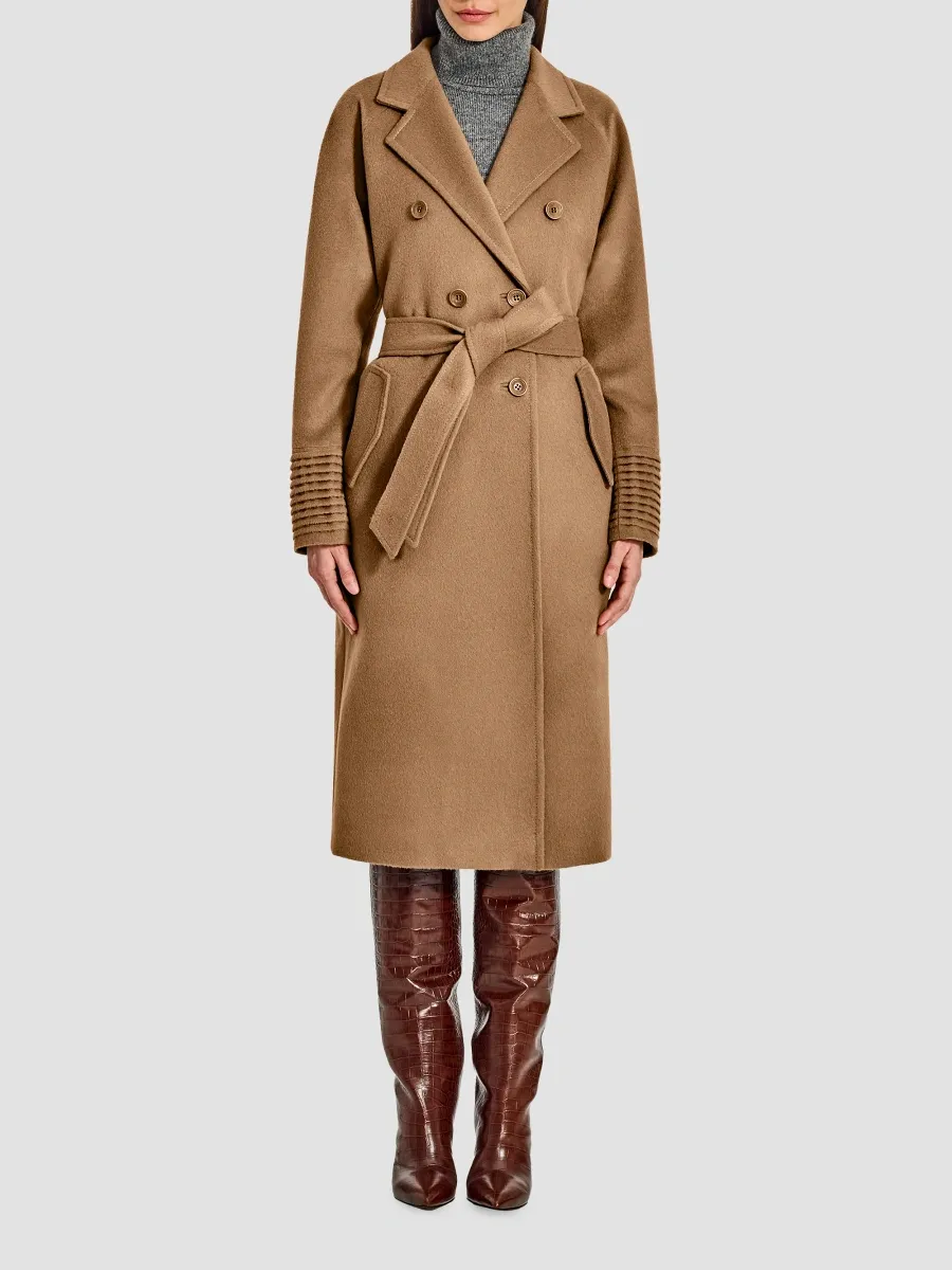 Sentaler Women's Alpaca-Wool Double-Breasted Long Coat | Thumbnail 2 Sentaler Women's Alpaca-Wool Double-Breasted Long Coat | Thumbnail 2
