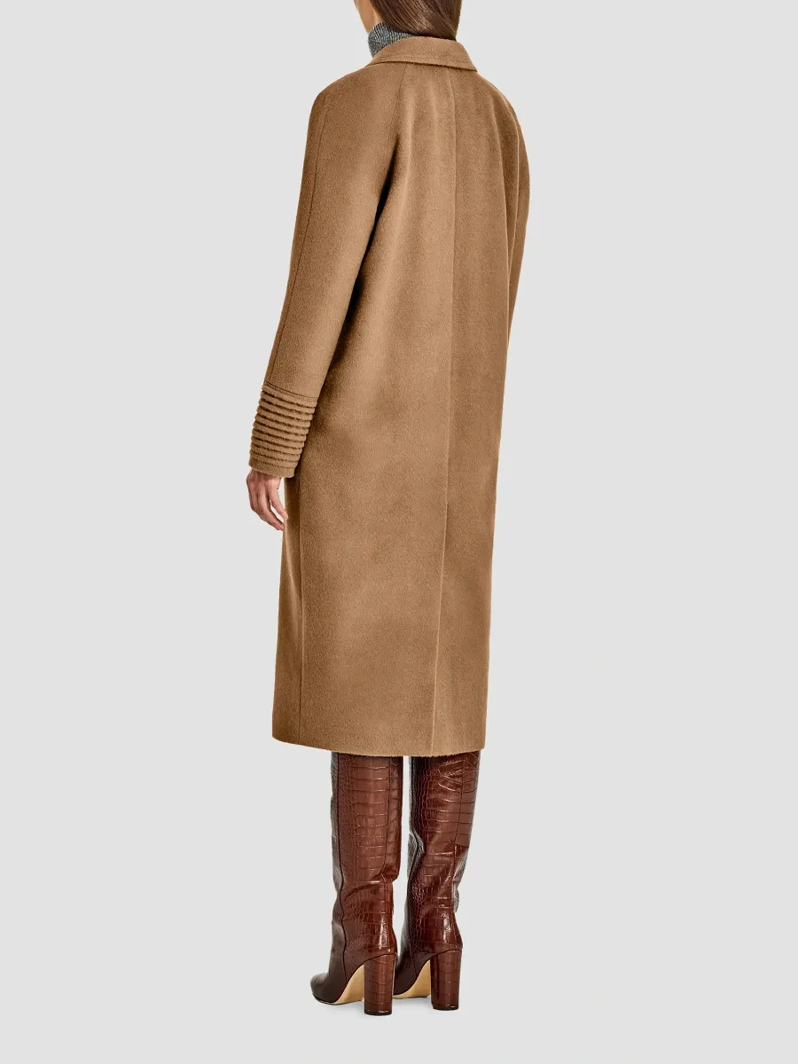 Sentaler Women's Alpaca-Wool Double-Breasted Long Coat | Thumbnail 3 Sentaler Women's Alpaca-Wool Double-Breasted Long Coat | Thumbnail 3