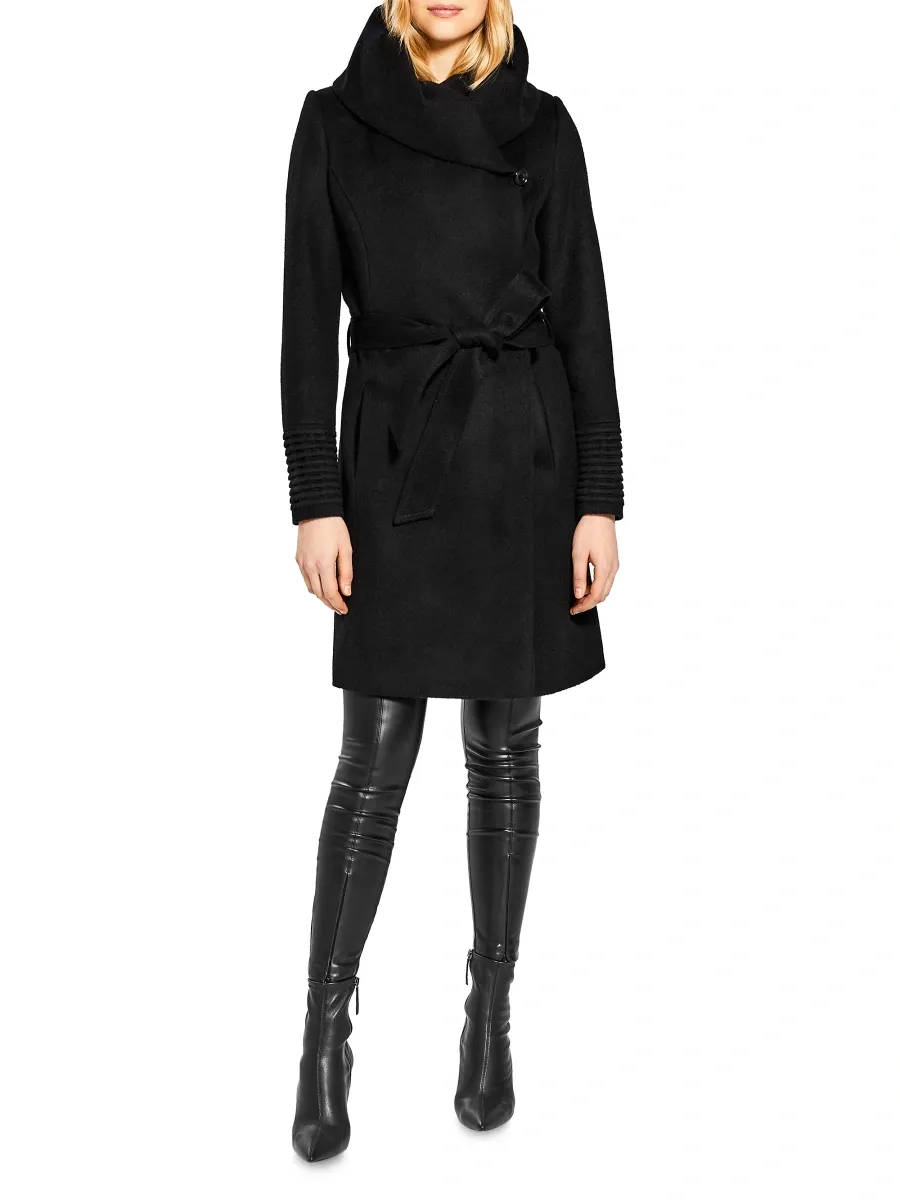 Sentaler Women's Hooded Alpaca Wrap Coat | Thumbnail 2 Sentaler Women's Hooded Alpaca Wrap Coat | Thumbnail 2