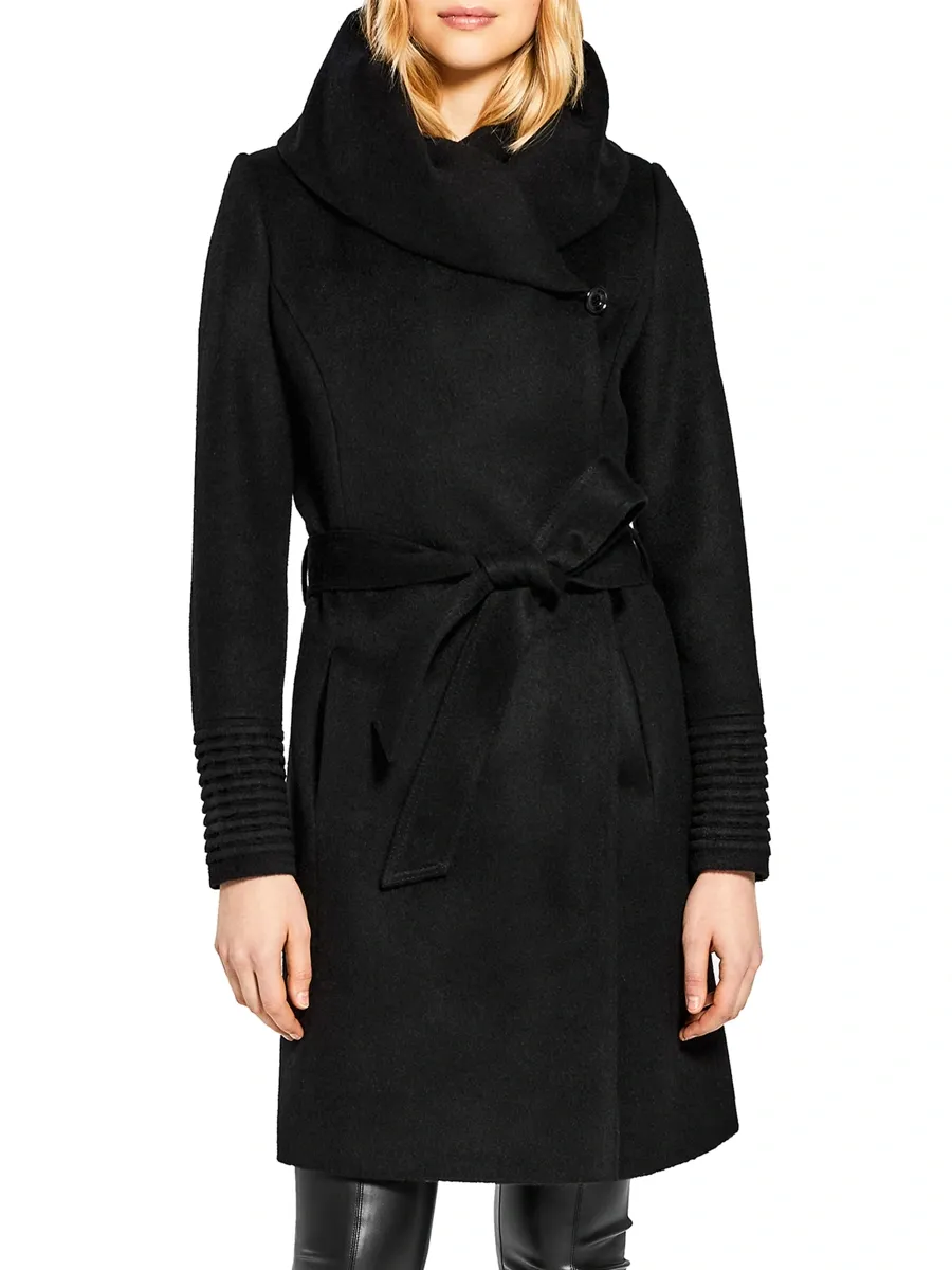 Sentaler Women's Hooded Alpaca Wrap Coat | Thumbnail 3 Sentaler Women's Hooded Alpaca Wrap Coat | Thumbnail 3