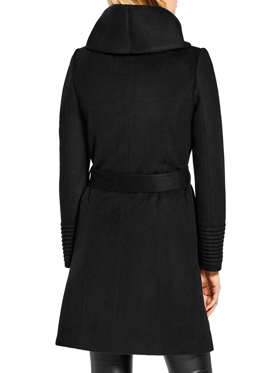 Sentaler Women's Hooded Alpaca Wrap Coat | Thumbnail 5 Sentaler Women's Hooded Alpaca Wrap Coat | Thumbnail 5