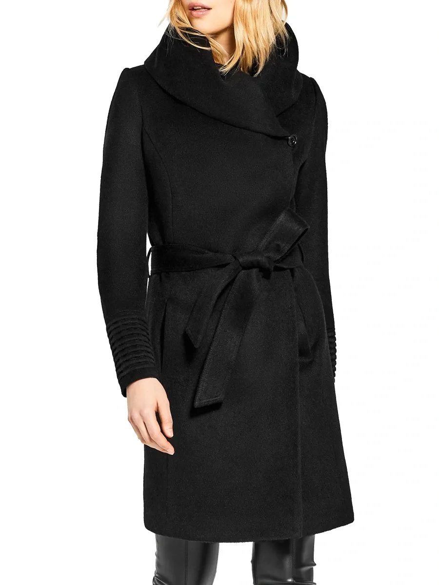 Sentaler Women's Hooded Alpaca Wrap Coat | Thumbnail 7 Sentaler Women's Hooded Alpaca Wrap Coat | Thumbnail 7