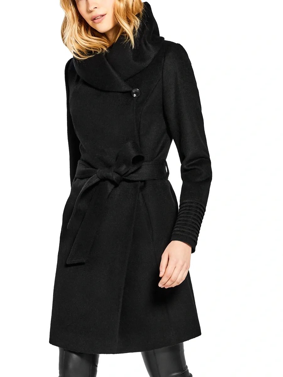 Sentaler Women's Hooded Alpaca Wrap Coat | Thumbnail 8 Sentaler Women's Hooded Alpaca Wrap Coat | Thumbnail 8