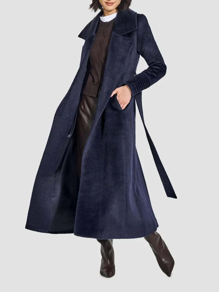 Sentaler Women's Suri Alpaca-Wool Waist-Tie Coat | Thumbnail 4 Sentaler Women's Suri Alpaca-Wool Waist-Tie Coat | Thumbnail 4