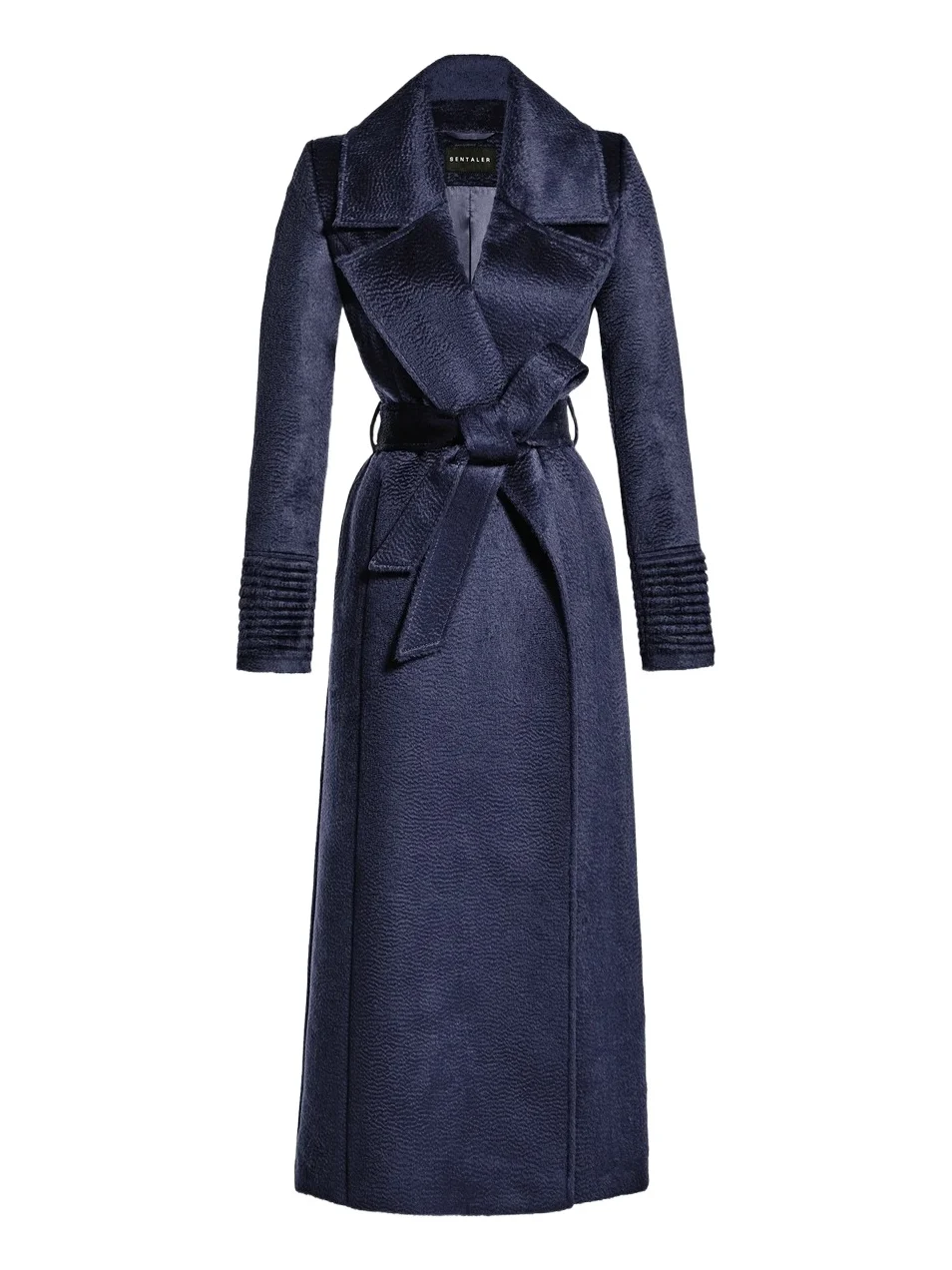 Women's Suri Alpaca-Wool Waist-Tie Coat Women's Suri Alpaca-Wool Waist-Tie Coat