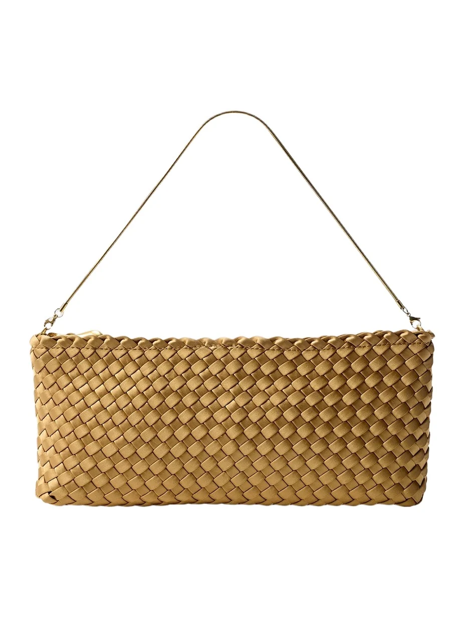 Naghedi Women's Gala Satin Clutch Bag