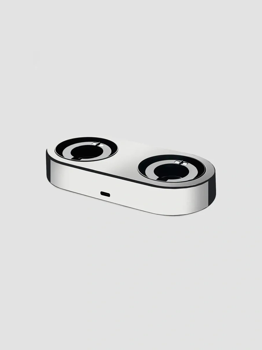 MacKenzie-Childs Sterling Check Ceramic Electric Salt & Pepper Grinders | Thumbnail 4