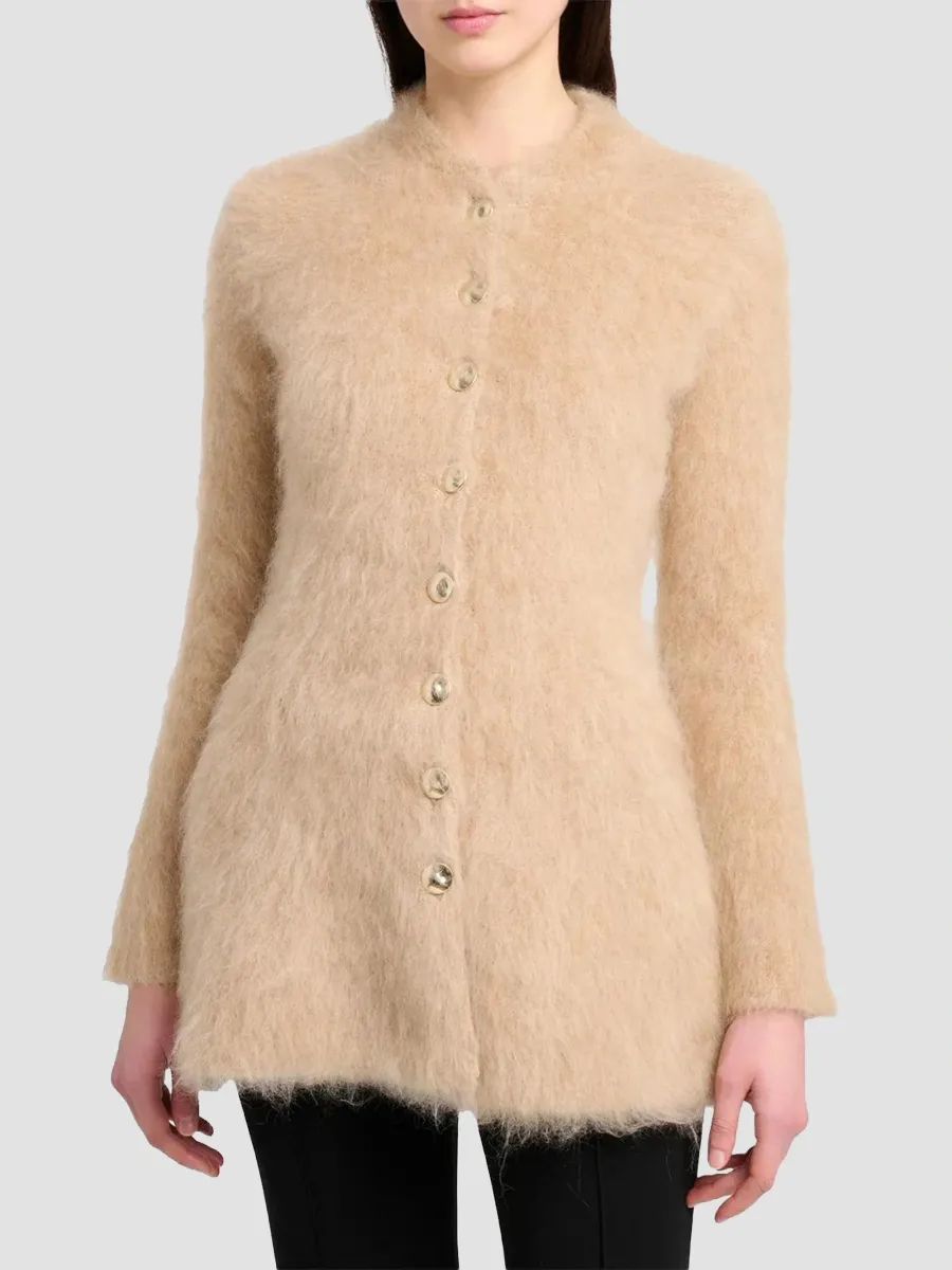 Proenza Schouler Women's Aniza Brushed Mohair Cardigan | Thumbnail 4
