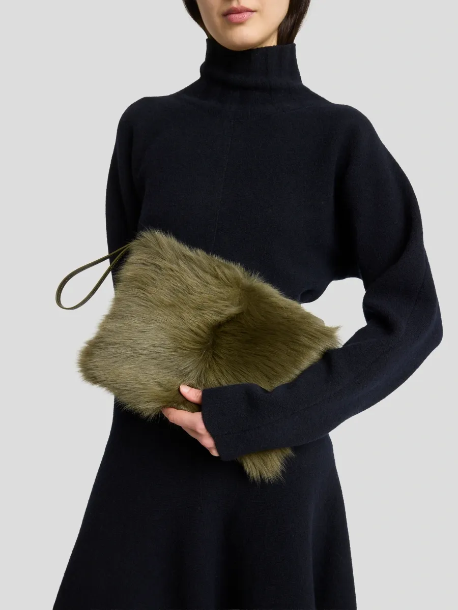 Proenza Schouler Women's Shearling Zip Pouch | Thumbnail 2 Proenza Schouler Women's Shearling Zip Pouch | Thumbnail 2