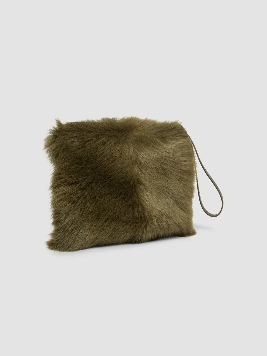 Proenza Schouler Women's Shearling Zip Pouch | Thumbnail 3 Proenza Schouler Women's Shearling Zip Pouch | Thumbnail 3