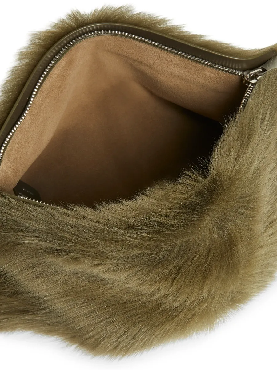 Proenza Schouler Women's Shearling Zip Pouch | Thumbnail 4 Proenza Schouler Women's Shearling Zip Pouch | Thumbnail 4