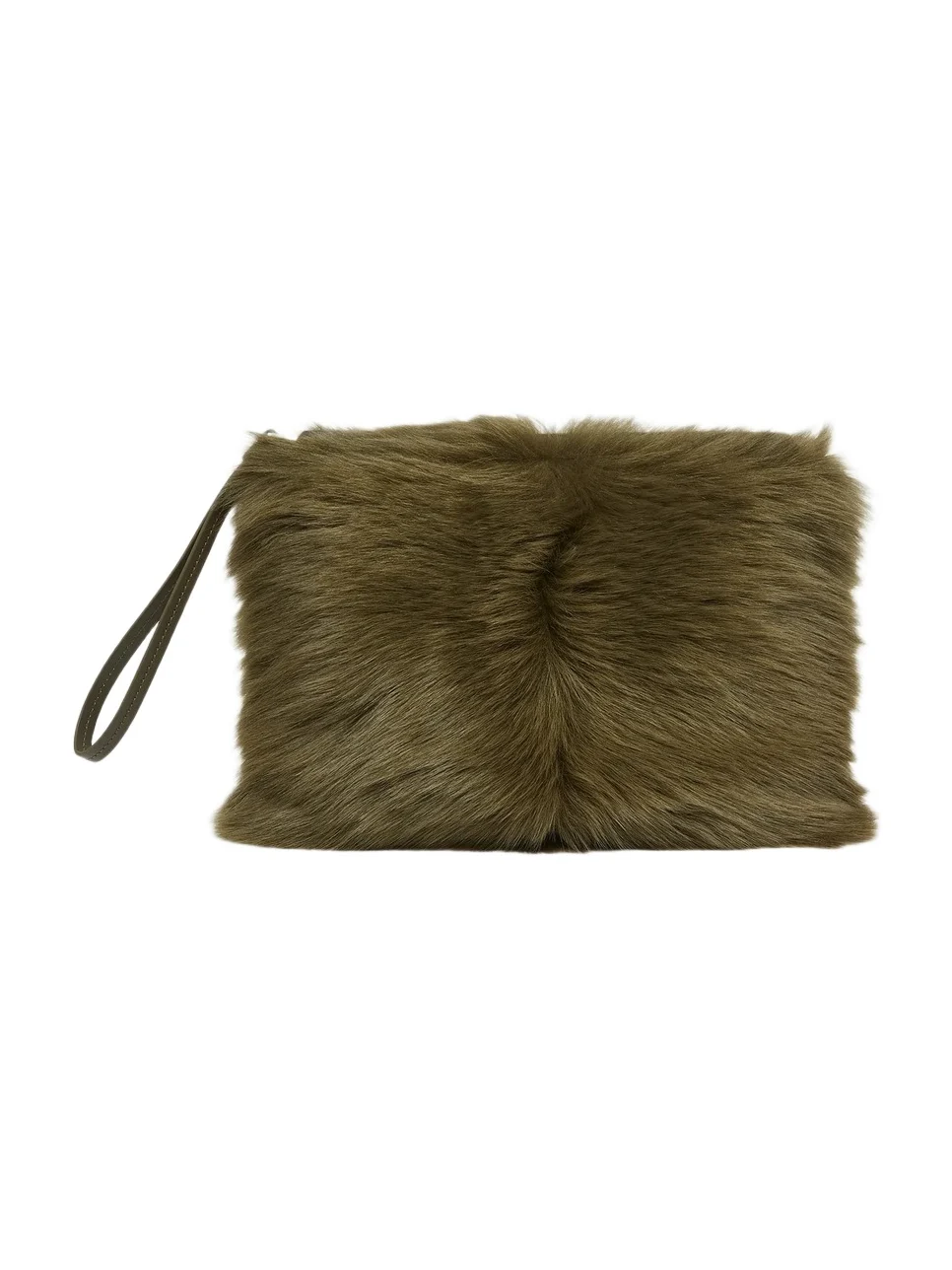 Women's Shearling Zip Pouch Women's Shearling Zip Pouch