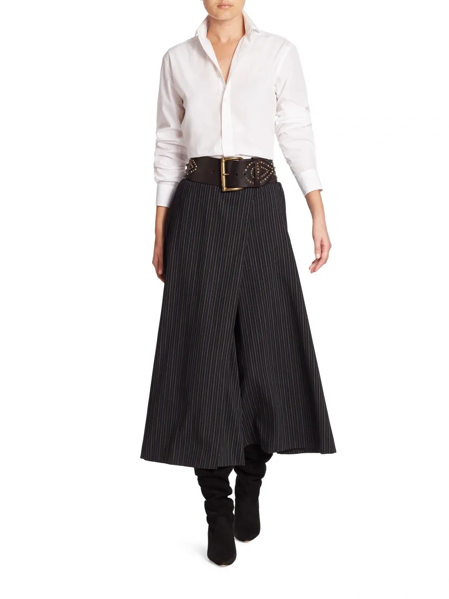 Ralph Lauren Collection Women's Adrien Cotton Boyfriend Shirt | Thumbnail 2 Ralph Lauren Collection Women's Adrien Cotton Boyfriend Shirt | Thumbnail 2