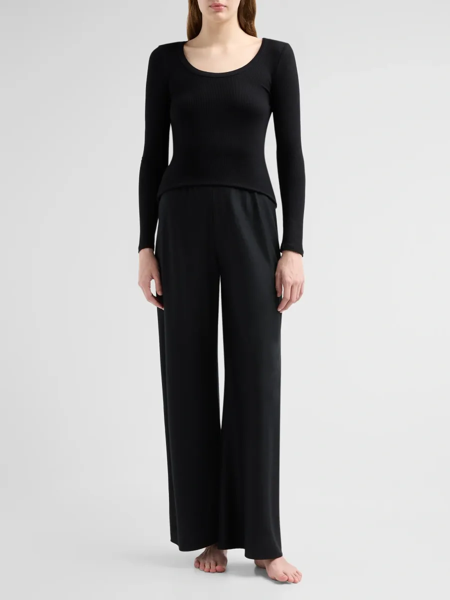 MAJESTIC FILATURES Women's Soft Touch Scoopneck Sweater | Thumbnail 2 MAJESTIC FILATURES Women's Soft Touch Scoopneck Sweater | Thumbnail 2