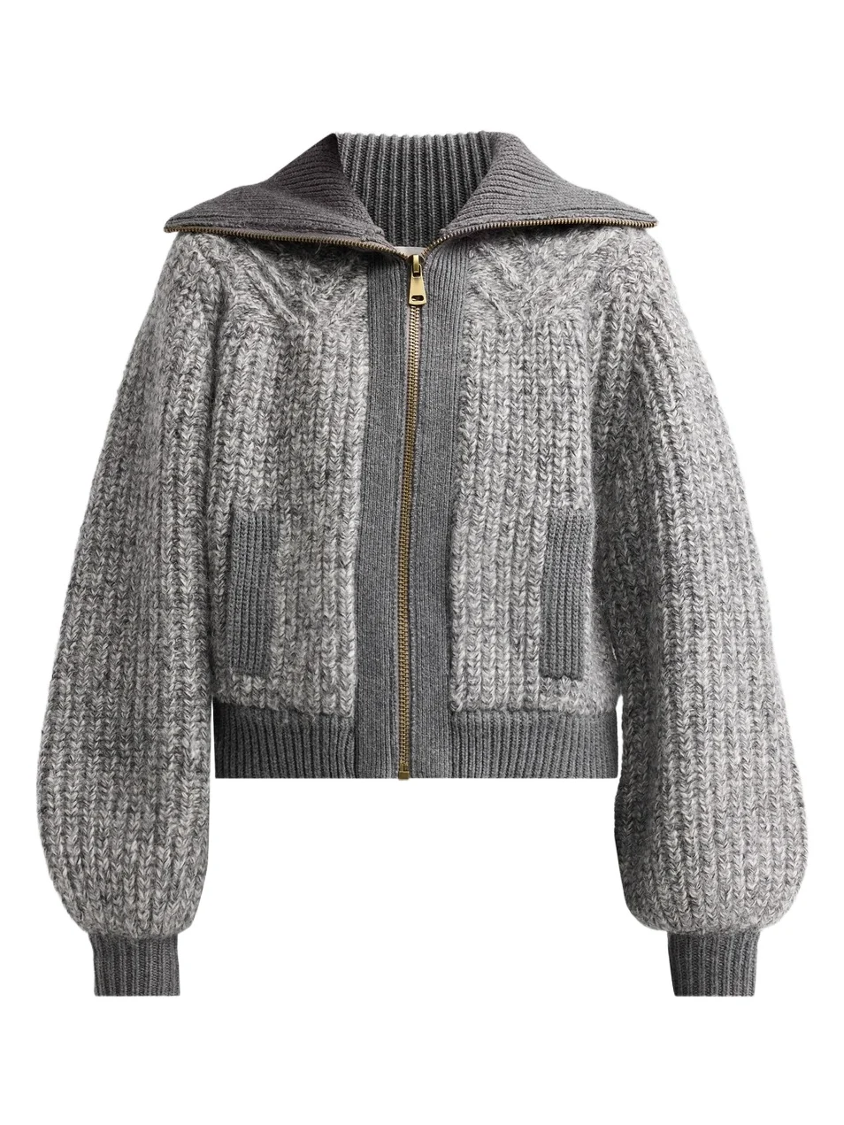 Ba&sh Women's Rabel Zip-Front Cardigan Jacket
