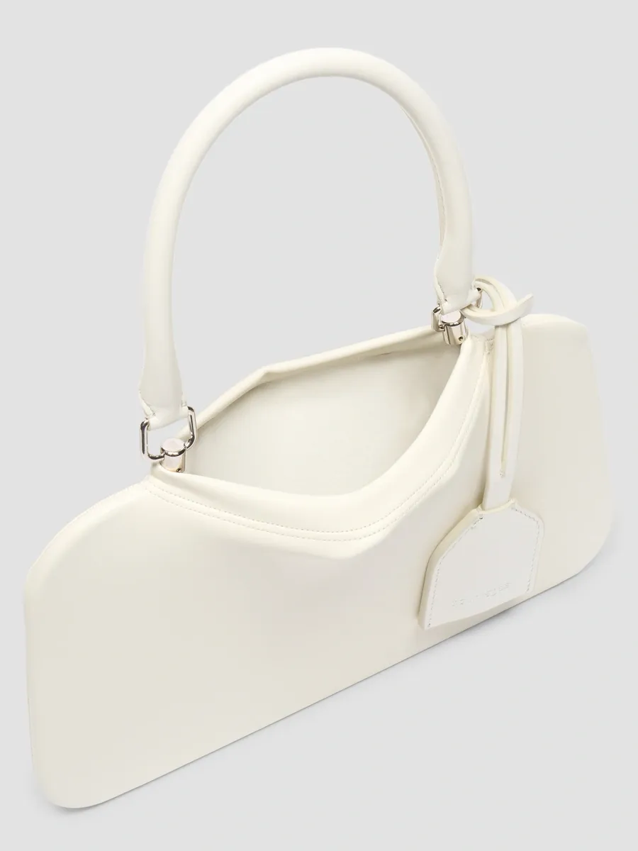 Courrèges Women's Shadow Small Faux Leather Top Handle Bag | Thumbnail 3 Courrèges Women's Shadow Small Faux Leather Top Handle Bag | Thumbnail 3