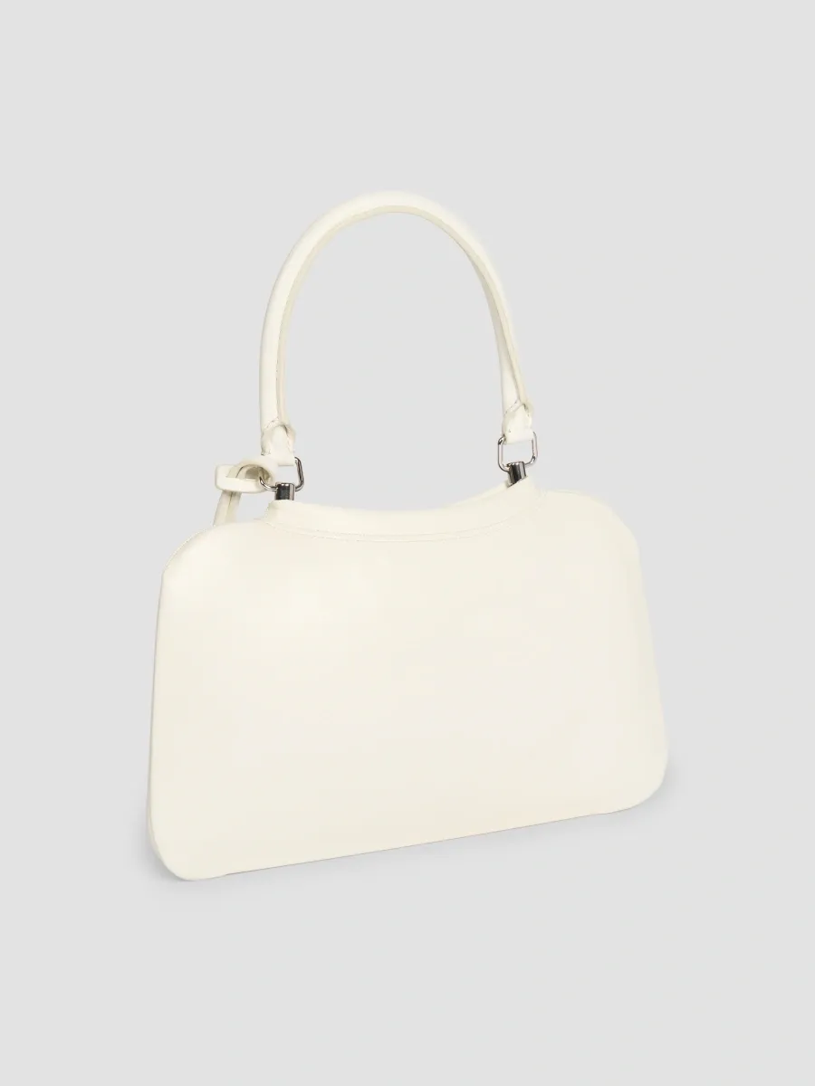 Courrèges Women's Shadow Small Faux Leather Top Handle Bag | Thumbnail 4 Courrèges Women's Shadow Small Faux Leather Top Handle Bag | Thumbnail 4