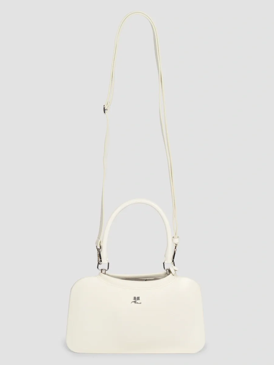 Courrèges Women's Shadow Small Faux Leather Top Handle Bag | Thumbnail 6 Courrèges Women's Shadow Small Faux Leather Top Handle Bag | Thumbnail 6