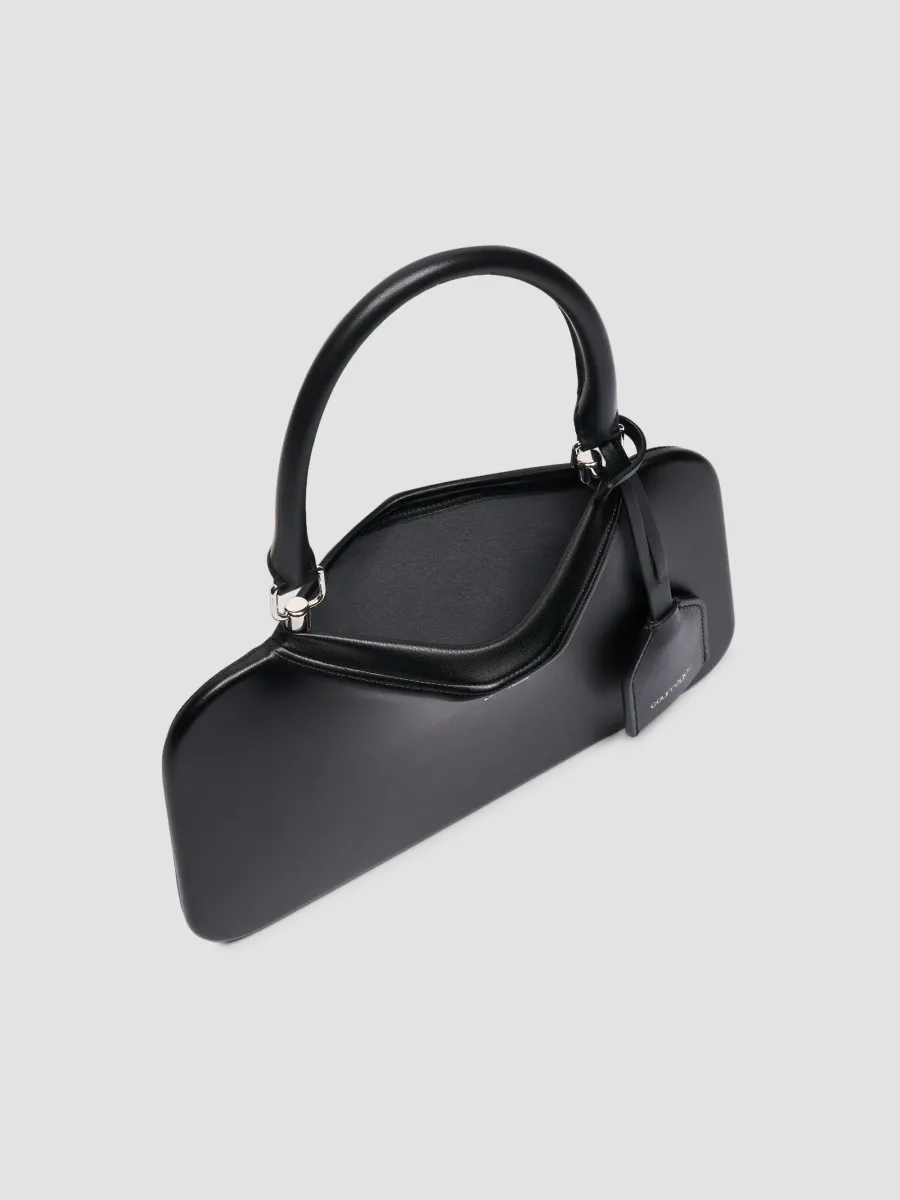 Courrèges Women's Shadow Small Faux Leather Top Handle Bag | Thumbnail 4 Courrèges Women's Shadow Small Faux Leather Top Handle Bag | Thumbnail 4