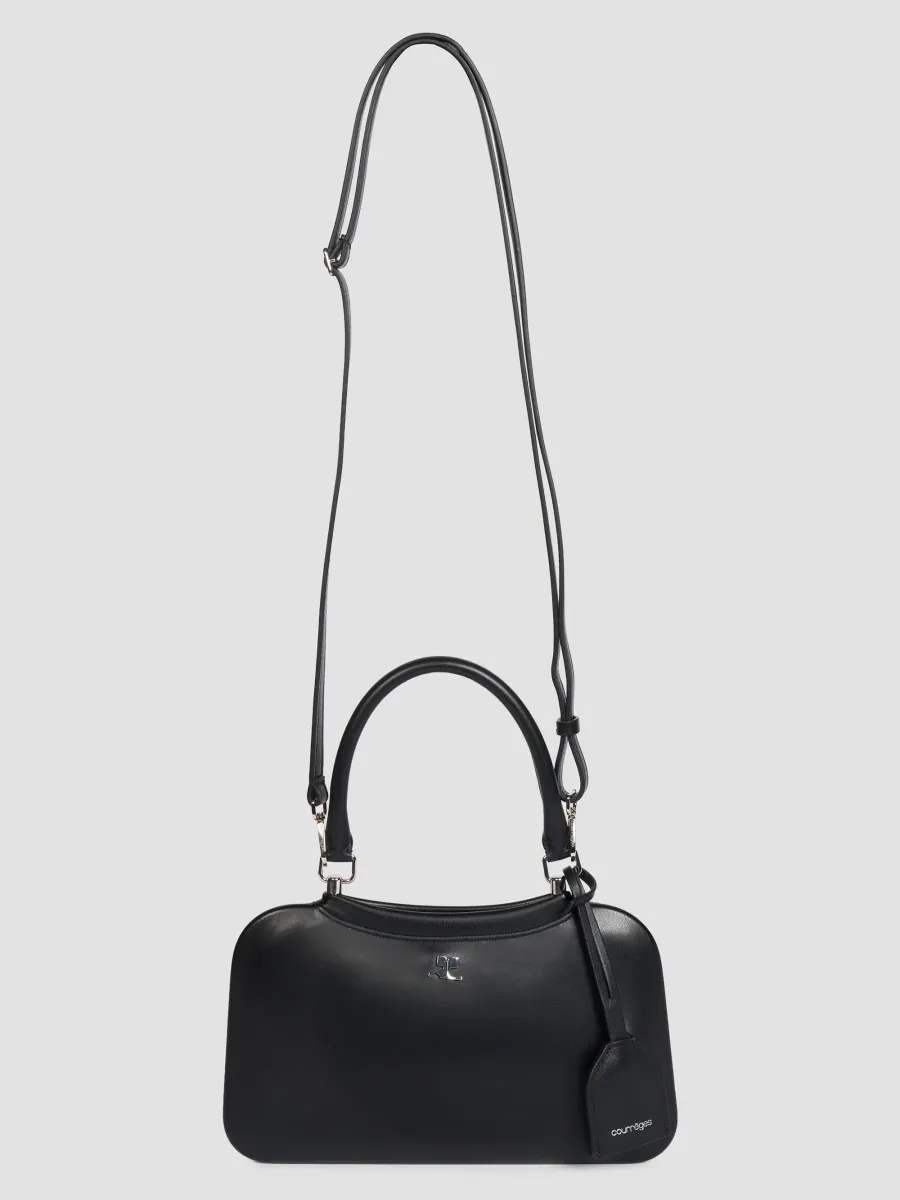 Courrèges Women's Shadow Small Faux Leather Top Handle Bag | Thumbnail 6 Courrèges Women's Shadow Small Faux Leather Top Handle Bag | Thumbnail 6