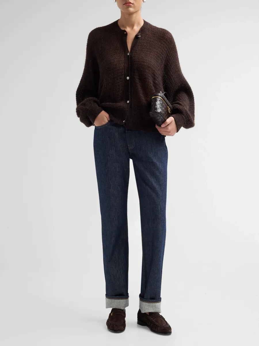 Ba&sh Women's Isolar Pointelle-Knit Cardigan | Thumbnail 2 Ba&sh Women's Isolar Pointelle-Knit Cardigan | Thumbnail 2
