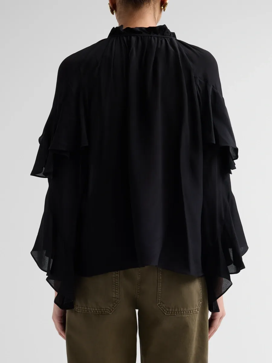 Ba&sh Women's Betty Ruffled Blouse | Thumbnail 3